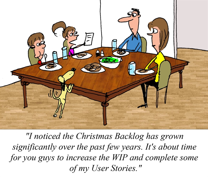 Humor - Cartoon: Christmas Gift Backlog